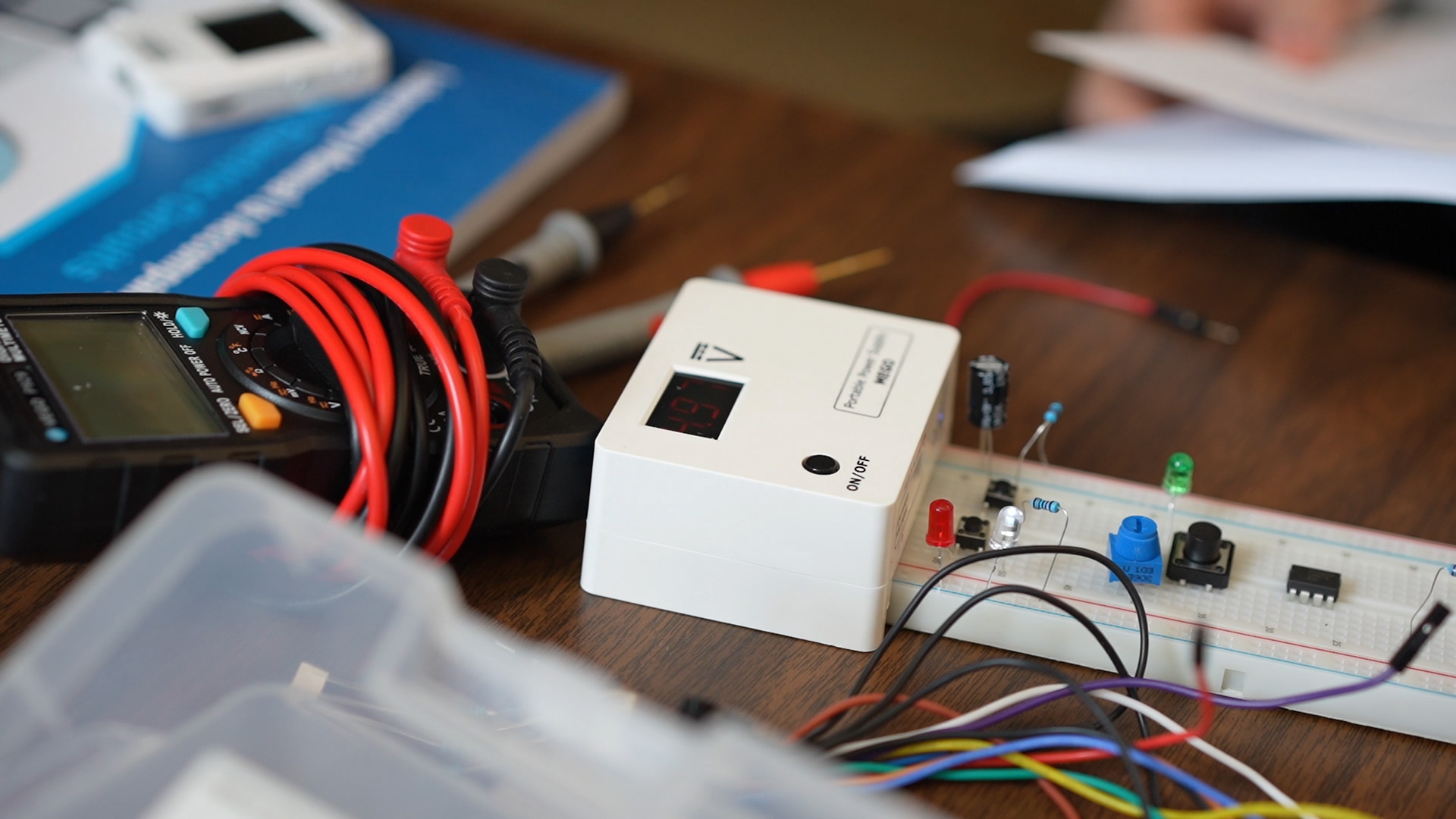 Hands-on circuit building and measurement