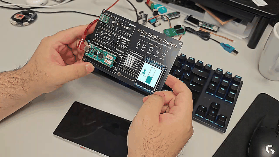 Embedded microcontroller development on an integrated electronics platform